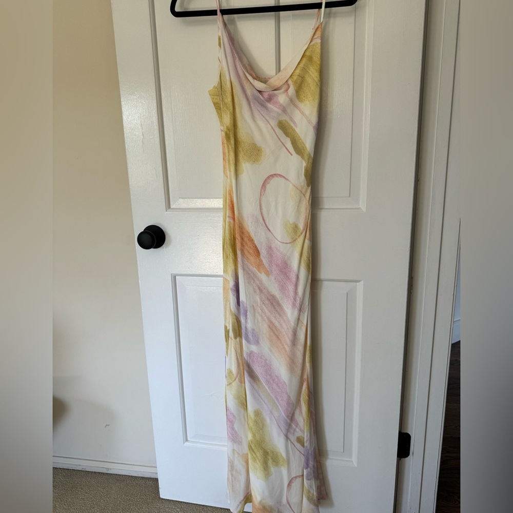 NWT Charlie Holiday cowl neck slip dress